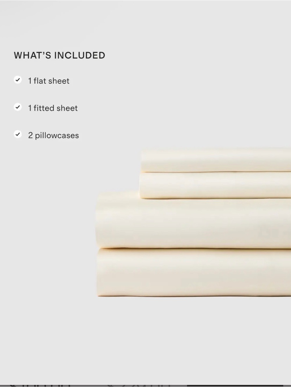 Quince White Sleep Bamboo Sheet Set - Picture 7 of 8